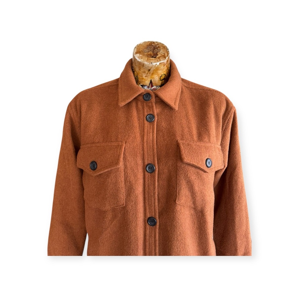Thread & Supply light jacket button front XS brown - Picture 2 of 14